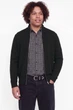 В'язаний чоловічий кардиган чорний Jack&Jones Soho Ollie на блискавці 3XL (300534-black-14129) - изображение 1