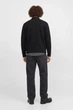В'язаний чоловічий кардиган чорний Jack&Jones Soho Ollie на блискавці 3XL (300534-black-14129) - изображение 4
