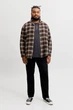 Сорочка у клітку (тонка байка) коричневого кольору Jack&Jones 3XL (400157-brown-14002) - изображение 3