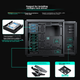 Корпус для настільного сервера PHANTEKS 614PC Full Tower E-ATX (підтримує материнську плату SSI-EEB/відеокарту 5090/8 слотів PCI/відсіки для декількох жорстких дисків NAS) - зображення 10