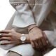 DanielWellington [Розпродаж обмеженого часу], Браслет DW для жінок, рожево-рожевий середній відкритий браслет DW009, подарунок на день народження - изображение 3