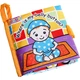 Развивающие игрушки для малышей Jollybaby (3-18 месяцев), тканевая книжка с жевательными элементами, прочный 3D-набор для развития новорожденных. - изображение 2