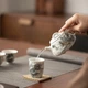 Сушітаочі | Чайний набір для кунг-фу з 15 предметів «Чорнильний дракон стрімко прямує до процвітання», робота спадкоємця нематеріальної культурної спадщини Су Айчжень - зображення 3