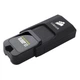 Флеш-накопичувач USCORSAIR 256 ГБ USB 3.0, Ski X1, чорний, швидкість читання 130 МБ/с, дизайн зсувної кришки, стильний та зручний - изображение 5