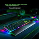 Механическая игровая клавиатура Razer BlackWidow V4 с RGB-подсветкой, для киберспорта, желтые переключатели. - изображение 4