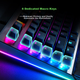 Механическая игровая клавиатура Razer BlackWidow V4 с RGB-подсветкой, для киберспорта, желтые переключатели. - изображение 5