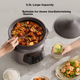 Електрична тушкована каструля Joyoung Quick-Stew, електрична глиняна каструля для тушкування, фіолетовий глиняний горщик, тушкована каструля «Пташине гніздо» для каші, багатофункціональна каструля великої місткості з функцією резервування та підтримки теп - изображение 5