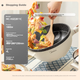 Midea Electric Wok, електрична плита, електрична пароварка, побутова електрична гаряча каструля, електрична каструля для приготування їжі, багатофункціональна невелика електрична каструля об'ємом 4 л для смаження, тушкування, приготування локшини, універс - изображение 1