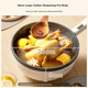 Midea Electric Wok, електрична плита, електрична пароварка, побутова електрична гаряча каструля, електрична каструля для приготування їжі, багатофункціональна невелика електрична каструля об'ємом 4 л для смаження, тушкування, приготування локшини, універс - изображение 4