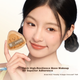 Спонж для макияжа Everbab Aibella Raw Chocolate Croissant Triangle Cushion Puff, размер L, 2 штуки, двойного назначения (для влажного и сухого нанесения). - изображение 5