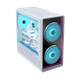 LIANLI L217 INF Infinite Mirror Edition, ігровий корпус для настільних комп'ютерів середнього розміру, білий, подвійне живлення/Підтримка материнських плат EATX/Підтримка вентиляторів, встановлених ззаду/ - изображение 4