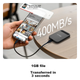 SSD диск Lexar Air SL260 1TB USB 3.2 Gen 1 Type-C (LSL260X001T-BNBNG) External Black - изображение 7