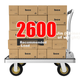 Тележка Shunhe Heavy-Duty Steel Flatbed Cart Hand Truck с утолщенной платформой, грузоподъемность 105x63, модель 2600P400W-HJ. - изображение 4