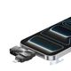 USB-флеш-накопичувач EAGET 512 ГБ з інтерфейсом Lightning/Type-C для телефонів Apple та Android, офіційний сертифікований MFI Apple, резервне копіювання однією клавішею для телефону та комп'ютера, подвійного використання, чорний - зображення 2