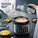 Електрична скороварка Midea Rich Aroma, каструля з неіржавкої сталі без покриття, висока скороварка, подвійна каструля 5 л, для домашнього використання, інтелектуальне резервування, сенсорне керування, приготування супів, тушкування м'яса, приготування - зображення 6