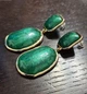 Женские сережки с крупными подвесками jewelry Зеленые - изображение 7