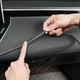 Декоративная автомобильная лента для салона из искусственной кожи GretStripes, белая строчка, 2 м - изображение 5