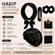 Набор для завивки волос (мягкие велюровые бигуди, резинки, заколка, сатиновая шапочка для сна) - изображение 1