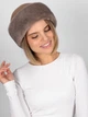 Шапка женская VILSS Cashmere/Mink Bra VL-2248-33-ASH-mv2-M 56-58 Бежевая (ROZ6501064524) - изображение 3
