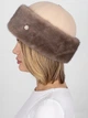 Шапка женская VILSS Cashmere/Mink Bra VL-2248-07-ASH-mv2-М 56-58 Розовая (ROZ6501064527) - изображение 4