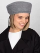 Шапка женская VILSS Strass Dolcezza Arco VL-2242-38-ds27-L 58-59 Серая (ROZ6501064535) - изображение 2