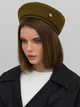 Берет женский VILSS Metal Cashmere Beretto VL-2207-70-mv2-S 56-57 Олива (ROZ6501064556) - изображение 1