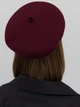 Берет женский VILSS Metal Cashmere Beretto VL-2207-91-mv2-S 56-57 Марсала (ROZ6501064557) - изображение 3
