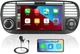 Автомагнитола Fiat 500 2007–2015, 7″ сенсорный экран, беспроводной Apple CarPlay и Android Auto, Bluetooth, USB, DSP - изображение 1