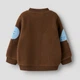 Флисовая толстовка Name it Elian, цвет коричневый, размер 92 (263.13264150.PINE) - изображение 3