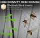 Магнитная москитная сетка на дверь Auxmir 110×210 см, антимоскитная шторка на магнитах, сетка от насекомых - изображение 6