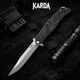 Ніж складаний KARDA VORON J324 Carbon Black - зображення 5