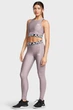 Женские серые тайтсы HeatGear Rib Legging Under Armour LG 1388693-015 - изображение 2