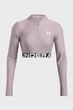 Жіночий сірий топ HeatGear Rib 1/4 Zip LS Under Armour LG 1388692-015 - зображення 3