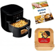 Frytkownica beztłuszczowa Tesla AirCook Q45 Pro (AIRCKQ45PROBLK) - obraz 3