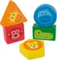 Drewniana wieża-sorter Beleduc Stacky Tower z kształtami (4014888180156) - obraz 4