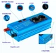 Інвертор Foval 12V–220V 3000W Чистий Синус | Автомобільний перетворювач напруги 12В/220В 3 кВт - зображення 4