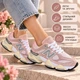 Кросівки жіночі NB 9060 Pink Beige рожеві кросівки на кожен день розмір 40 довжина стопи 25 см - изображение 3