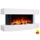 Настенный электрокамин ArtiFlame Lofoten AF48 с обогревом и звуковым эффектом (белый) - изображение 2