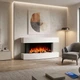 Настенный электрокамин ArtiFlame Lofoten AF48 с обогревом и звуковым эффектом (белый) - изображение 10