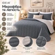 Покривало двостороннє Stone Gray IDEIA 220х240 см, мікрофібра т/сіре/сіре 5289472 - зображення 7