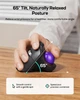 Беспроводная мышь с трекболом Nulea M514 Ergonomic 65° (управление большим пальцем) 4 lvl DPI, Bluetooth/2.4G, 3 устройства - изображение 8