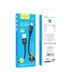 Кабель для зарядки гаджетов и передачи данных Hoco X89 Wind USB - Type-C 3A 1 метр черный (2672) - изображение 2