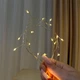 Гирлянда Мишура 100 м 3000 LED от розетки хвойная лапа на елку теплый цвет прозрачный провод - изображение 3