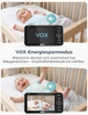 Відеоняня з камерою та монітором 5" GHB SM50B HD 720P нічне бачення VOX поворотна камера двосторонній зв'язок Уцінка (SKU-621) - изображение 6