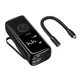 Портативный автомобильный насос HOCO ZP18 Enlighten portable smart air pump 4000mAh Black (6942007673303) - изображение 4