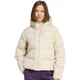 Пуховик прошитий Essentials Climawarm 3-Stripes Puffer Down Hooded Jacket Adidas JM4107 L Бежевий (4068811737061) - изображение 1
