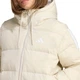 Пуховик прошитий Essentials Climawarm 3-Stripes Puffer Down Hooded Jacket Adidas JM4107 M Бежевий (4068811737009) - зображення 5