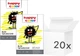 Zestaw bloków technicznych Happy Color A4 10 arkuszy Biały 20 szt (5905130106453) - obraz 1