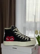Кеди жіночі Converse Comme Des Garcons PLAY Chuck 70 Black High (38) - зображення 3
