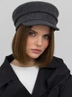 Кепи женское VILSS Pellicci Cashmere VL-2208-077-М 57-58 Темно-серая меланж (ROZ6501064604) - изображение 1
